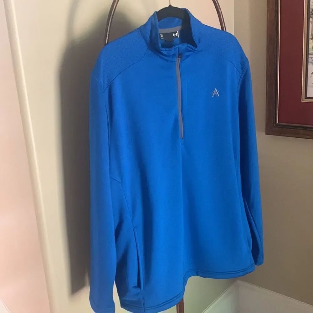 Under Armour Blue XL Half Zip Pullover